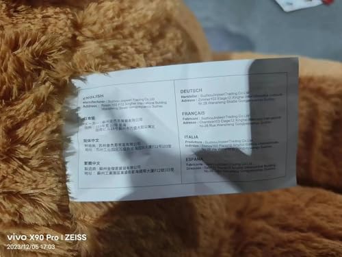 130cm Giant Teddy Bear Plush – Brown XXL Soft Stuffed Toy Gift