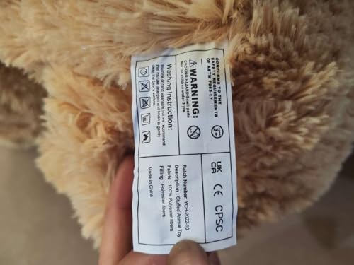 100cm Giant Teddy Bear with Baby Plush – Light Brown, Soft Cuddly Stuffed Toy Gift