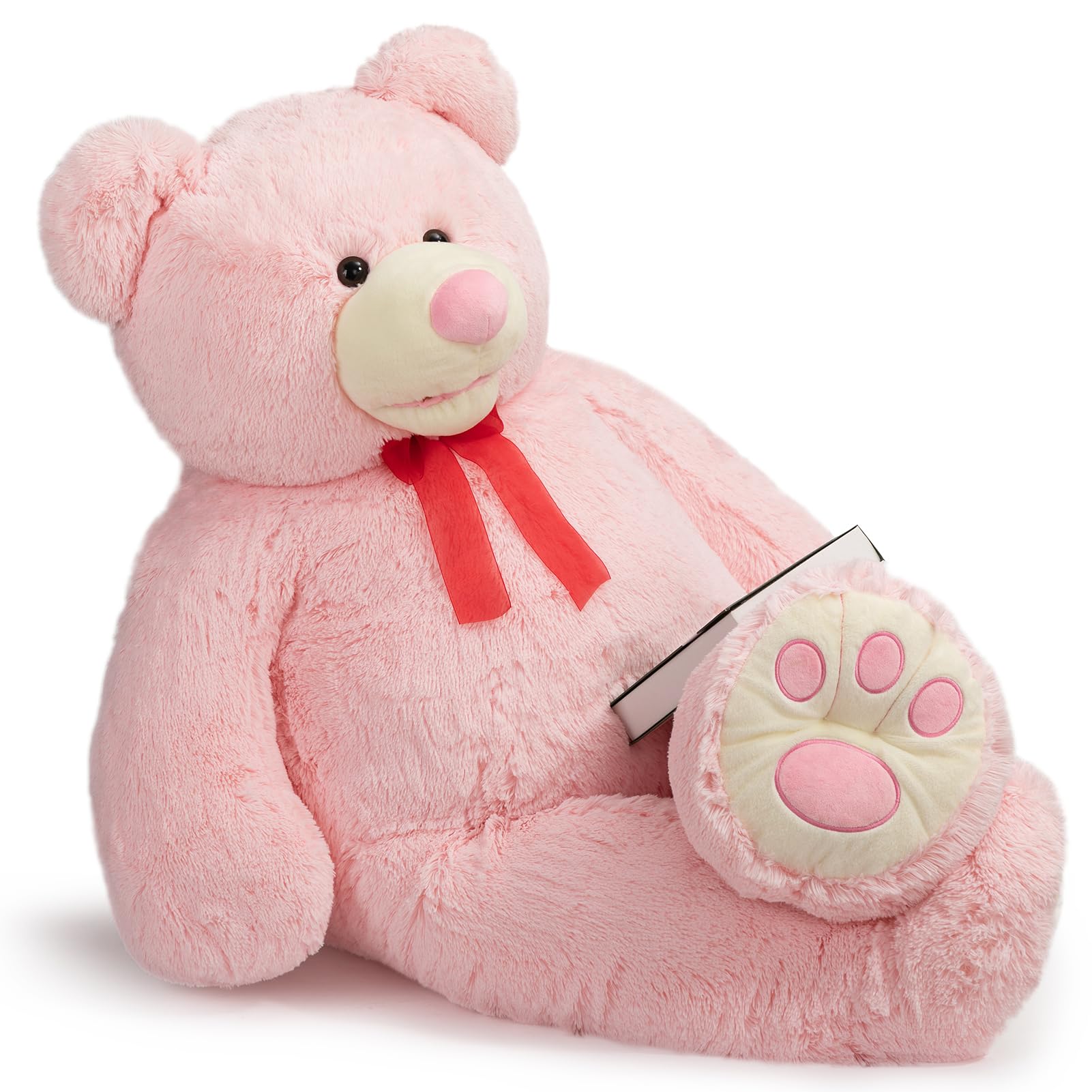 150cm Giant Teddy Bear Plush – Light Pink, Extra Large Soft Stuffed Toy