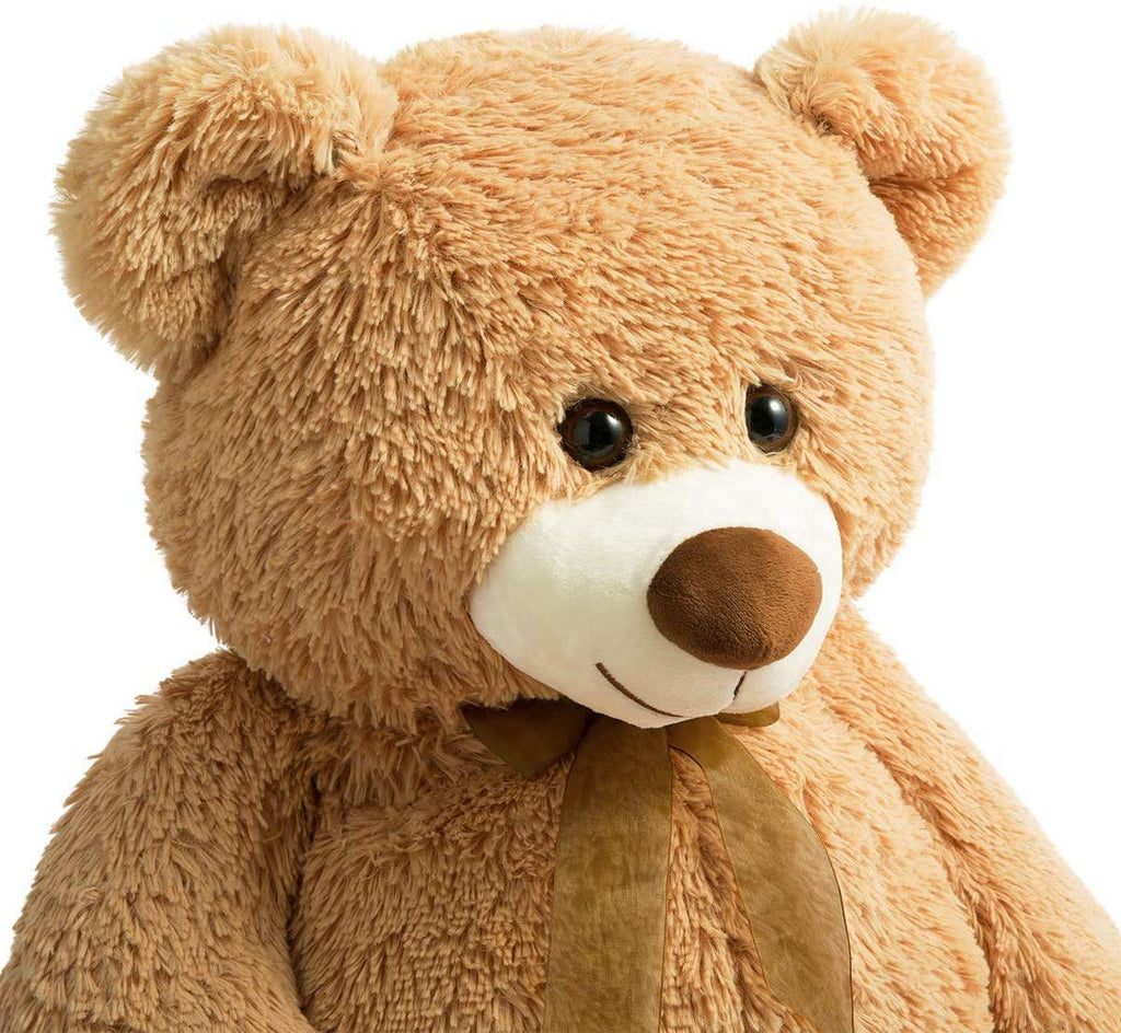90cm Giant Teddy Bear Plush – Tan, Soft Stuffed Animal Toy Gift