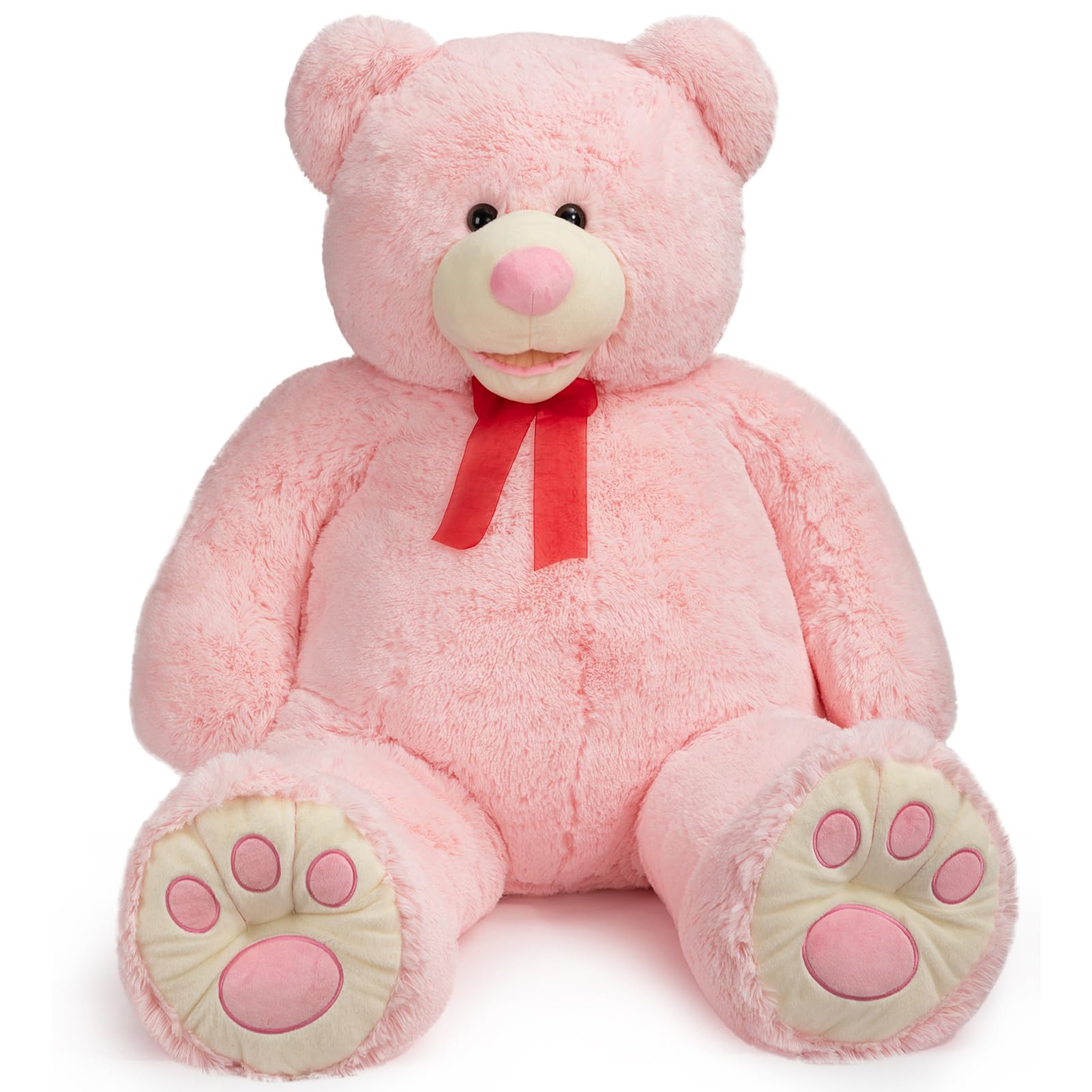 150cm Giant Teddy Bear Plush – Light Pink, Extra Large Soft Stuffed Toy