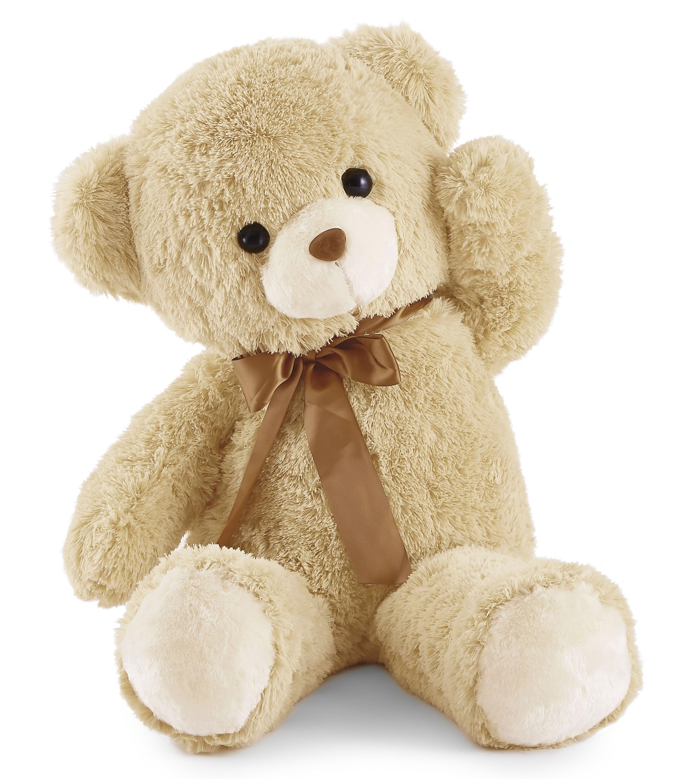 90cm Giant Teddy Bear Plush – Light Brown, Soft Stuffed Animal Toy Gift
